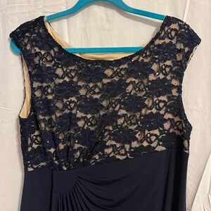 Formal,sequined long dress-size 16